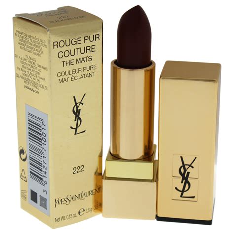 ysl black red 222|ysl red lip gloss.